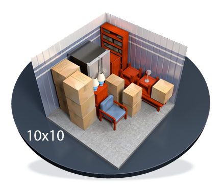 10'x10' Unit diagram