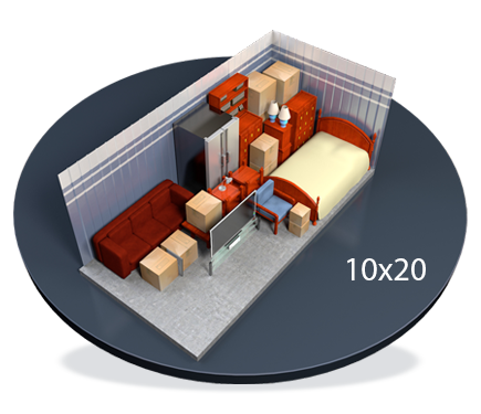 10'x20' Unit diagram