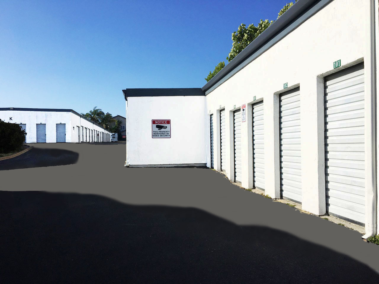Storage Units Row